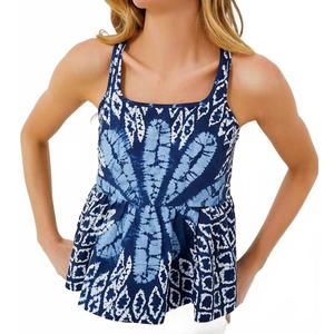 NEW SEA blythe dye print cami top in blue